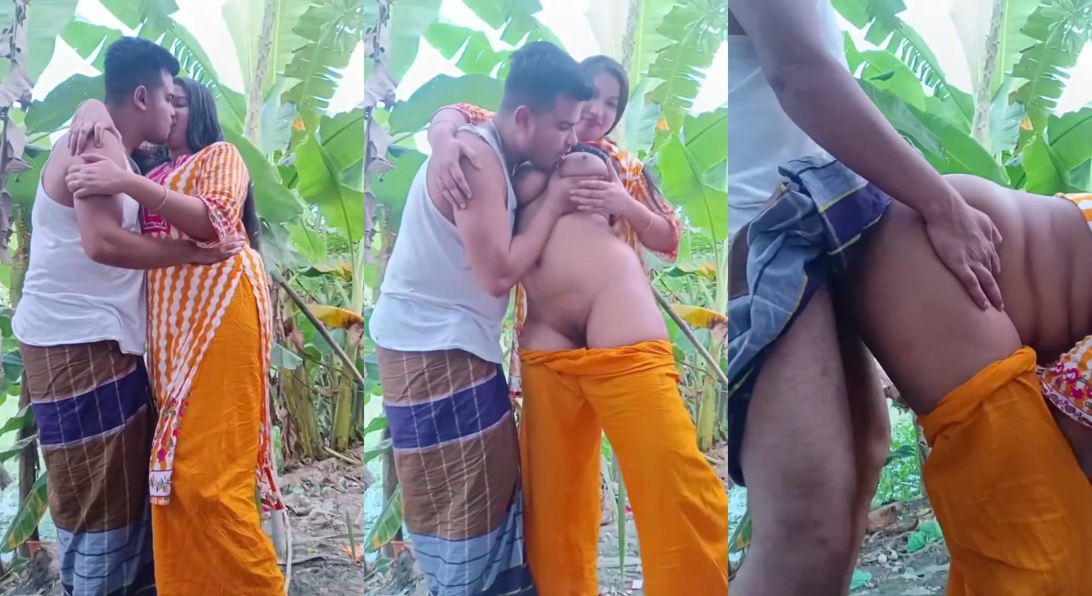 Desi couple banana farm sex video