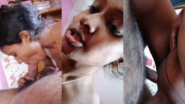 Slim Hot Housewife sucked land after lunch and Ride on it