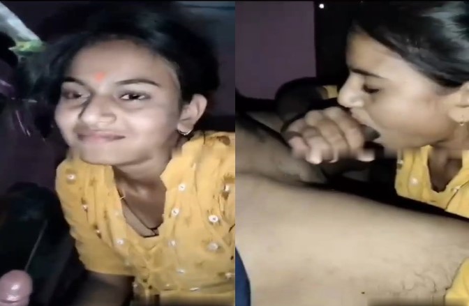 Cute young girl giving Part 1