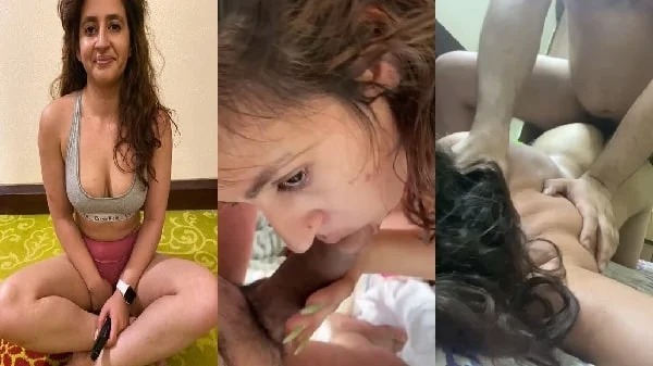 Desi girlfriend Dildo sex Blowjob and Hairy Pussy Fucking