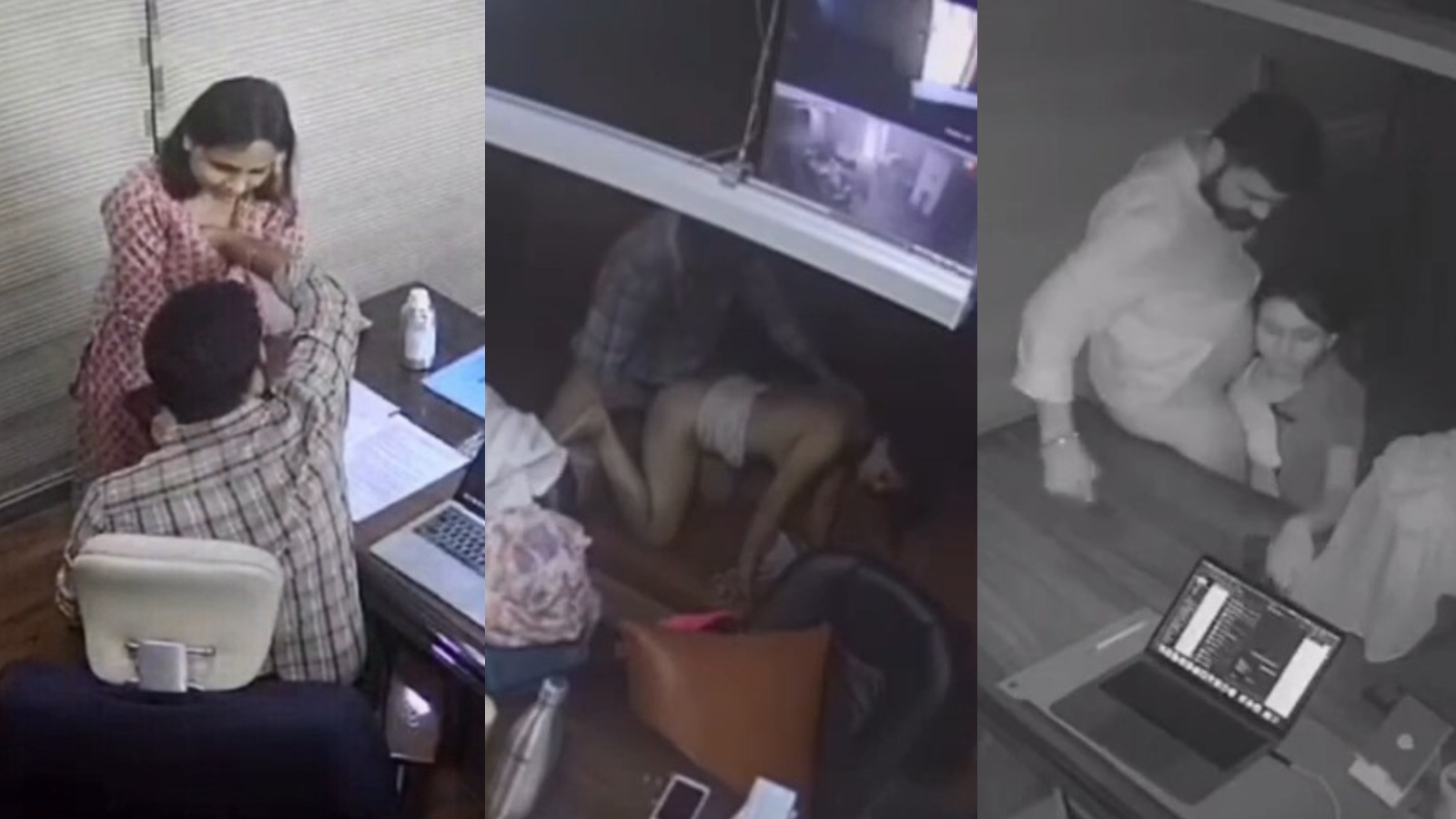 Fucking to Colleague in Office Recorded in Cctv Cameras