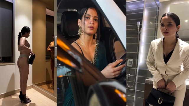 Mansi Negi aka Mello Badass Sexy Tease in Thong Panties App Content