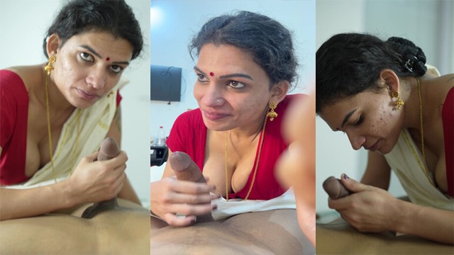 Resmi Nair BJ and Boobjob to New guy App Content