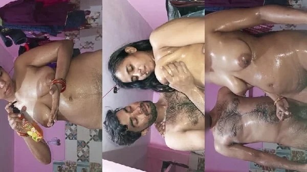 Village couple trying bathroom sex to make sex life enjoyful