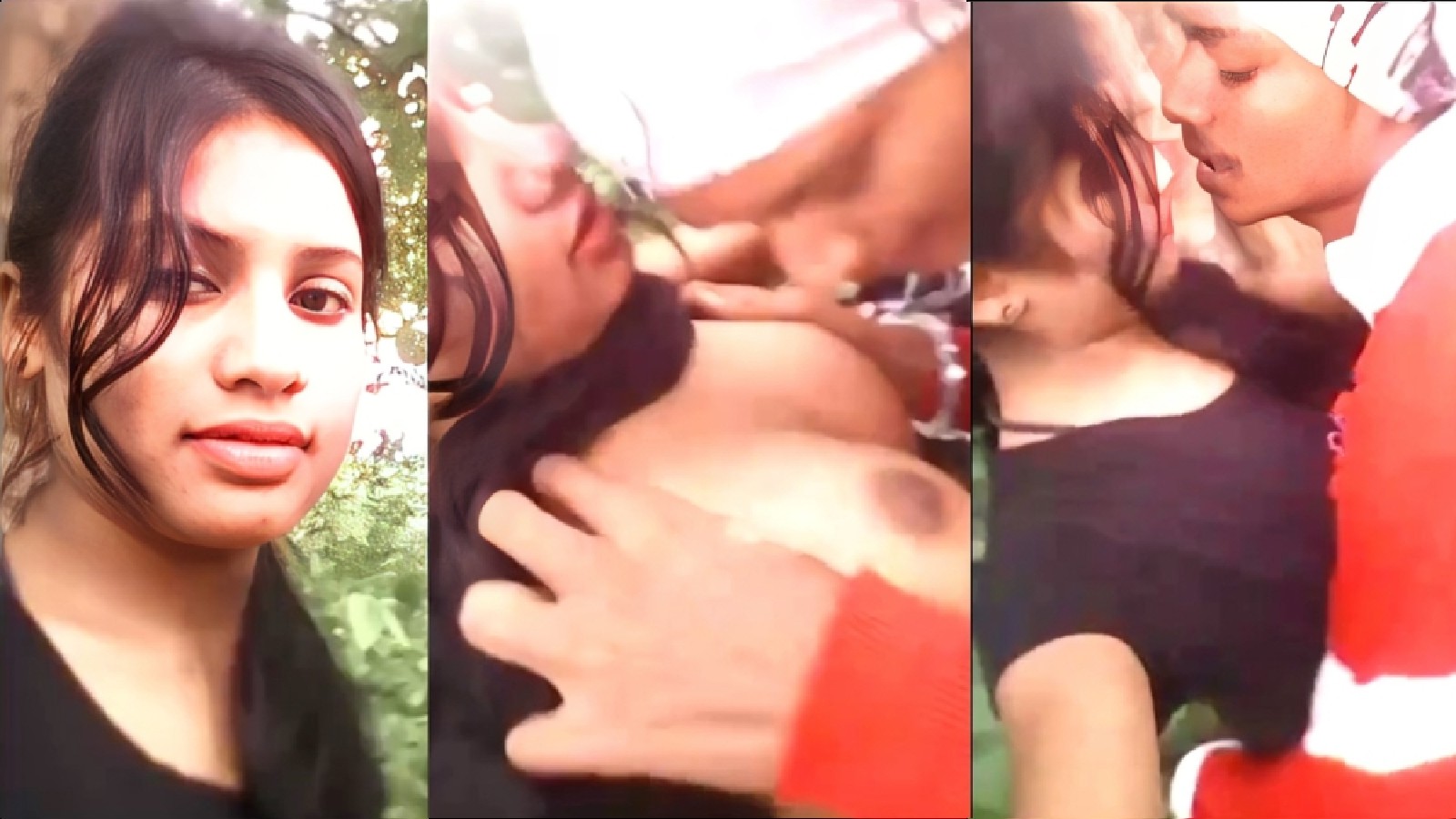 Young Girl Outdoor Boob Sucking