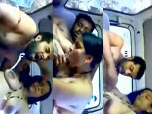 Desi Bhabhi Full Nude Sex With Her lover In Car